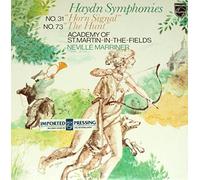 Haydn Symphonies - No. 31 Horn Signal, No. 73 The Hunt - 12" vinyl LP - Marriner ASMF - Philips 9500 518