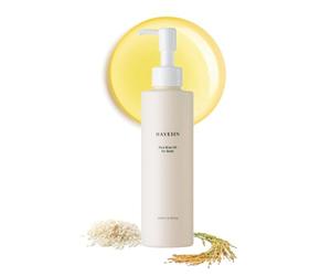 HAYEJIN Pure Rice Elegance. Plongez dans le mélange luxuriant d'huile de son de riz, enrichie en 592 990 ppm. Cette huile essentielle avec de l'huile d'olive et du palmitate qui ne