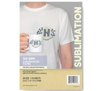 HAYES PAPER Co. Lot de 100 feuilles de papier de sublimation A4, 210 x 297 mm, 125 g/m², compatible avec les imprimantes de sublimation EPSON, SAWGRASS, RICOH, BROTHER