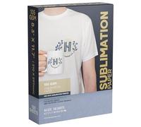 Hayes Paper Co. Papier de sublimation 21,6 x 29,7 à 150 feuilles format A4 105 g/m², fonctionne avec de l'encre de sublimation et des t-shirts vierges Couleurs vives Compatible avec imprimantes à