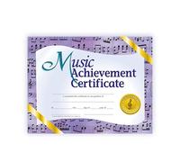 Hayes School PUBLISHINGH-VA536 Lot de 30 certificats de réussite musicale Hayes 21,6 x 27,9 cm