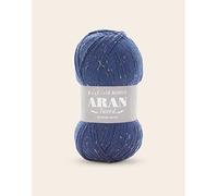 Hayfield Bonus Aran Tweed, couleur Pop Blue (732), 400 g par Sirdar