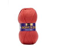 Hayfield Bonus DK Double tricot, rouge doux (617), 100 g Sirdar