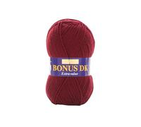 Hayfield - Laine pour Tricot Double Bonus DK - 100 g, Fil, Bordeaux, 19 x 9 x 9 cm