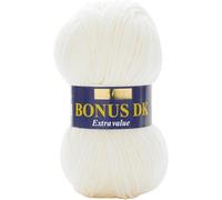 Hayfield - Laine pour Tricot Double Bonus DK - 100 g, Fil, crème, 19 x 9 x 9 cm