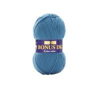 Hayfield - Laine pour Tricot Double Bonus DK - 100 g, Fil, Denim, 19 x 9 x 9 cm