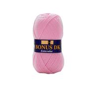 Hayfield - Laine pour Tricot Double Bonus DK - 100 g, Fil, Iced Pink, 19 x 9 x 9 cm