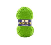 Hayfield - Laine pour Tricot Double Bonus DK - 100 g, Fil, Jaune Citronelle, 19 x 9 x 9 cm