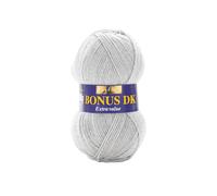 Hayfield - Laine pour Tricot Double Bonus DK - 100 g, Fil, Light Grey Mix, 19 x 9 x 9 cm