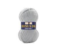 Hayfield - Laine pour Tricot Double Bonus DK - 100 g, Fil, Silver Mist, 19 x 9 x 9 cm