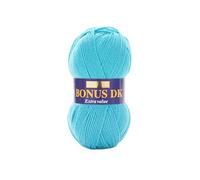 Hayfield - Laine pour Tricot Double Bonus DK - 100 g, Fil, Turquoise, 19 x 9 x 9 cm