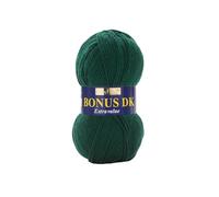 Hayfield - Laine pour Tricot Double Bonus DK - 100 g, Fil, Vert Bouteille, 19 x 9 x 9 cm