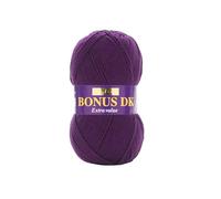 Hayfield - Laine pour Tricot Double Bonus DK - 100 g, Fil, Violet, 19 x 9 x 9 cm
