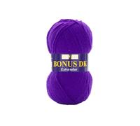 Hayfield - Laine pour Tricot Double Bonus DK - 100 g, Fil, Violet Clair, 19 x 9 x 9 cm