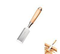 HAYGEM Plat Ciseaux a Bois 38 mm, Sculpture Gouge a Bois Bord Biseauté, Ciseaux a Bord Biseauté avec Protège Lame, pour le Travail du Bois, les Outils de Sculpture, les Raccords Industriels