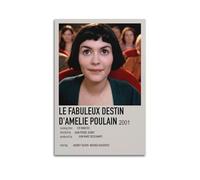 HAYGTRE Poster artistique Le Fabuleux Destin D'Amelie Poulain pour décoration de chambre à coucher - 30 x 45 cm - Sans cadre