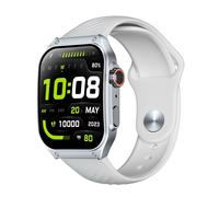 Haylou-Montre Connectée S8 Pour Homme,Écran Incurvé Amoled,Bluetooth,Appel Téléphonique,Assistant Vioce Ai,1.96 - Type Silver