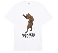 Haymaker Valley Boxe Chien de Combat Drôle Meme Comfort Colors Adult Heavyweight T-Shirt
