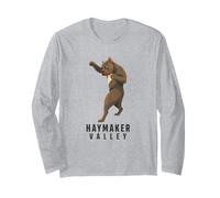 Haymaker Valley Boxe Chien de Combat Drôle Meme Manche Longue