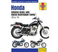Haynes Honda CMX250 Rebel & CB250 Nighthawk Twins '85 to '16 Service and Repair Manual