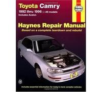 Haynes Toyota Camry Automotive Repair Manual 3th (third) edition Text Only