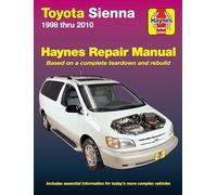 Haynes Toyota Sienna 1998 Thru 2010 Automotive Repair Manual