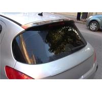 Hayon Becquet Becquet en Fiber De Verre pour Peugeot 308, 2007, 2008, 2009, 2010, 2011, 2012, 2013, Aileron De Toit Arrière, Lèvre De Coffre, Style De Voiture Aile Arrière Voiture(Gloss Black)