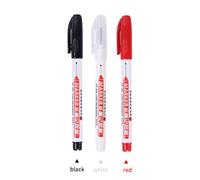 Hays-Marqueur De Peinture Blanche À Tête De Plume Longue,Stylo À Encre À Séchage Rapide Étanche En Continu,Trou Profond,Charpentiers,30mm,32mm - Type 3pcs Mix C