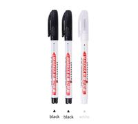 Hays-Marqueur De Peinture Blanche À Tête De Plume Longue,Stylo À Encre À Séchage Rapide Étanche En Continu,Trou Profond,Charpentiers,30mm,32mm - Type 3pcs Mix F