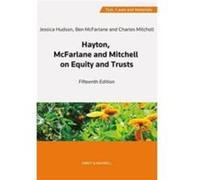 Hayton McFarlane and Mitchell Text Cases and Materials on Equity and Trusts by Dr Jessica Hudson Paperback Book Dr Jessica Hudson (Auteur)