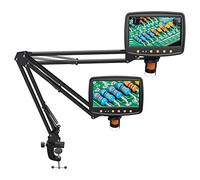 Hayve Bras de microscope, support en métal réglable avec pince et base à œillets, compatible avec les modèles DM4 DM9 MS2 MS1 MS3 et la plupart des microscopes numériques de 10,9 cm, 17,8 cm (1,65