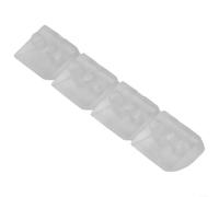 Hayward AXV417WHP Lot de 4 chaussures de rechange en plastique pour piscines hors sol en vinyle - Patins pour aspirateur
