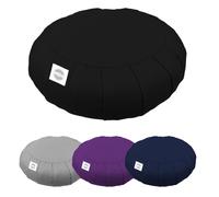 Vivezen Coussin de méditation (zafu) rond 38 x 38 x 13 cm Plusieurs coloris