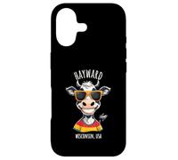 Hayward WI USA Motif Vache Humoristique Coque pour iPhone 17