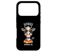 Hayward WI USA Motif Vache Humoristique Coque pour iPhone 17 Pro