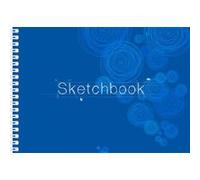 Haza Original carnet de croquis 28 x 20 cm Bleu