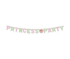 Haza Original guirlande 'princesse party' 144 cm rose/vert Groen G