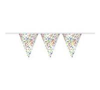 Haza Original ligne de drapeau confetti 10 mètres Multicolor G