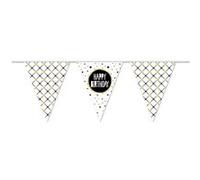 Haza Original ligne du drapeau or/blanc/noir 10 m Goud G
