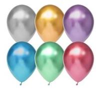 Haza Original mélange de ballons Chrome 30 cm latex 6 pièces G