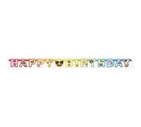 Haza Original pendule Happy Birthday emoji 1,8 m Multicolor G