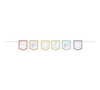 Haza Original pendule Saint-Nicolas coloré 4 mètres papier blanc Multicolor G