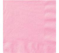 Haza Original serviettes de table rose clair 17 x 17 cm 20 pièces Rose G