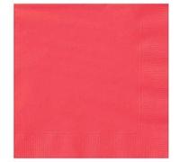 Haza Original serviettes de table rouge 17 x 17 cm 20 pièces Rood G