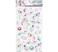Haza Original set de stickers Licorne rose/vert Rose G
