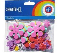 Haza Original stickers Create Itmousse - Fleurs 70 pièces Multicolore G