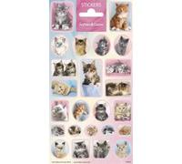 Haza Original sticky cute kittens 24 pièces multicolore Multicolore G