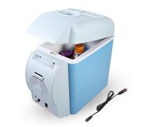 HAZARA Congelateur Voiture Portable, 7.5L, Voiture 12v,Faible Bruit Frigo Camping Car, Fonction Refroidissement Et Chauffage Mini Frigo Pas Cher, RéFrigéRateur De Voiture pour Voyager