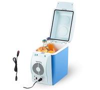 HAZARA Frigo pour Voiture Allume Cigare, 7.5L, Voiture 12v,Faible Bruit Petit Frigo Pas Cher, Fonction Refroidissement Et Chauffage Petit Frigo Pas Cher, RéFrigéRateur Portatif pour Le Camping