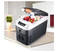 HAZARA Frigo Van AméNagé 12v Grande Capacité 10l ， Mini Frigo Voiture éCran Tactile Intelligent, Chaud Et Froid RéGlable ， Frigo A Compression Convient Aux Voitures Et Aux Maisons